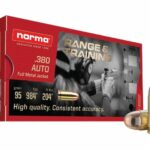 NORMA RANGE & TRAINING – .380 AUTO FMJ 95 GR