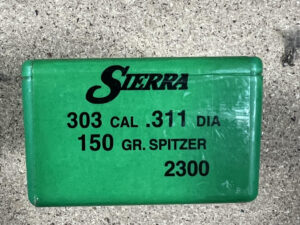 Sierra 2300 ProHunter 303 Cal .311 150 gr Spitzer 100 Per Box
