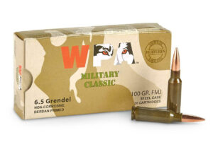 Wolf Performance Ammunition 6.5 Grendel - 100 Grain Full Metal Jacket - 20 Rounds - Steel Case