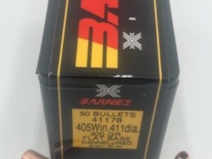 Barnes 405 win .411" 300 grain Flatt Base Cannelured bullets 50 count