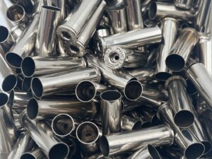 .357 Magnum Remington headstamp Commercial range Nickel plated brass 160 count