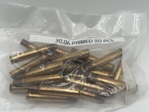 30-06 Primed Brass ready to load 20 pieces per order