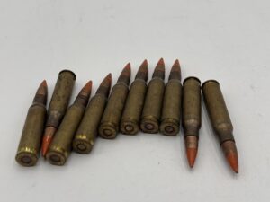 Remington 7.62x51 Orange Tip tracer ammunition 10 pack