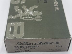.30-06 Sellier and Bellot M1 Garand 150 grain ammunition 20rds