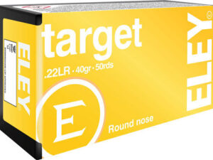 ELEY TARGET 22LR 40GR. ROUND NOSE 50RD BOX (lot #3124-30077) Free shipping on orders over $250