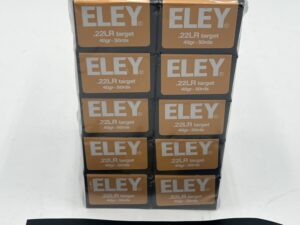 ELEY TARGET 22LR 40GR. ROUND NOSE 500rd brick (50RDx10) lot #3124-30077 Free shipping on orders over $250